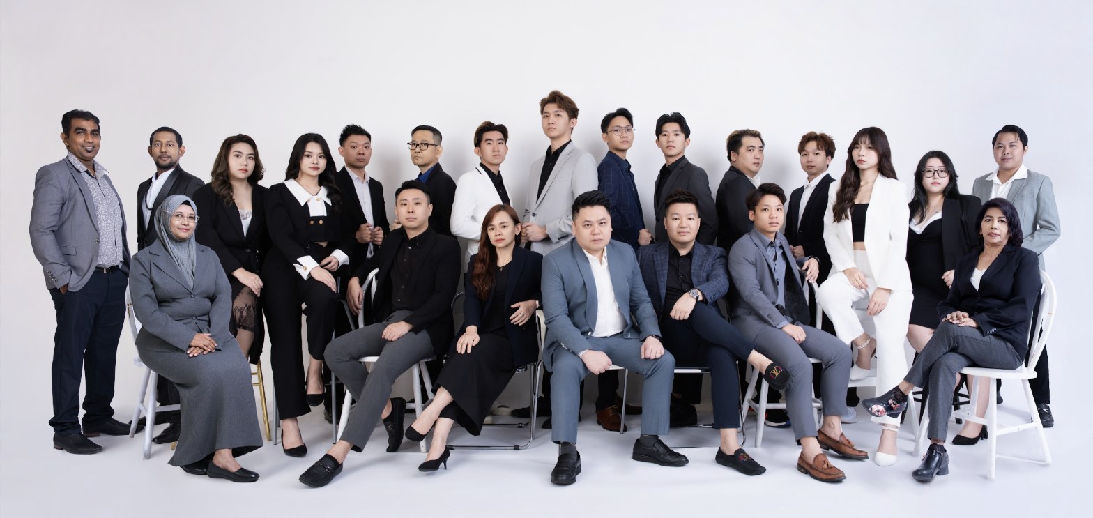 Real Premo Studio corporate group headshot session